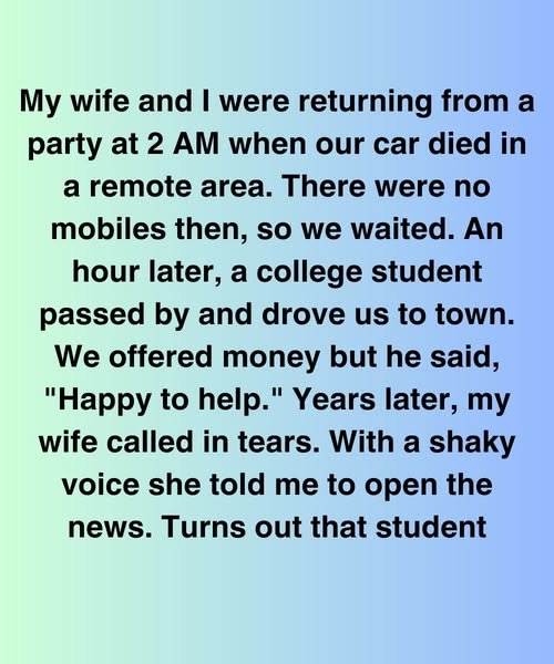 The Stranger’s Kindness That Changed Our Family Forever