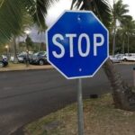 This is The Meaning Behind a Blue Stop Sign