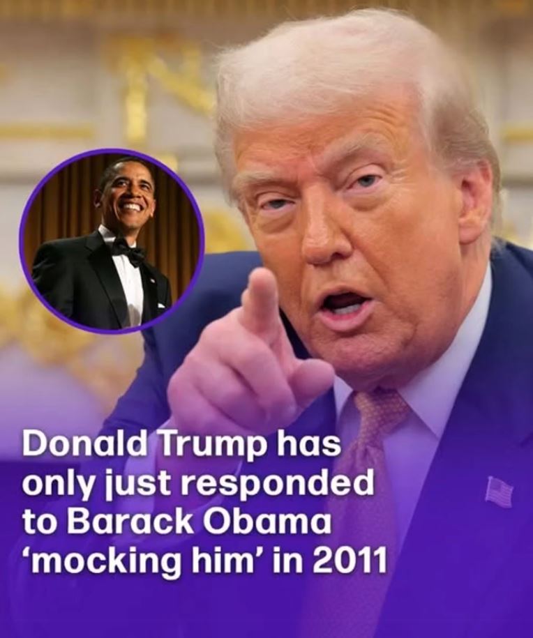Trump Breaks Silence on Obama Mocking Him in 2011