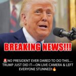 Trump Takes an Unprecedented Step During Live Broadcast