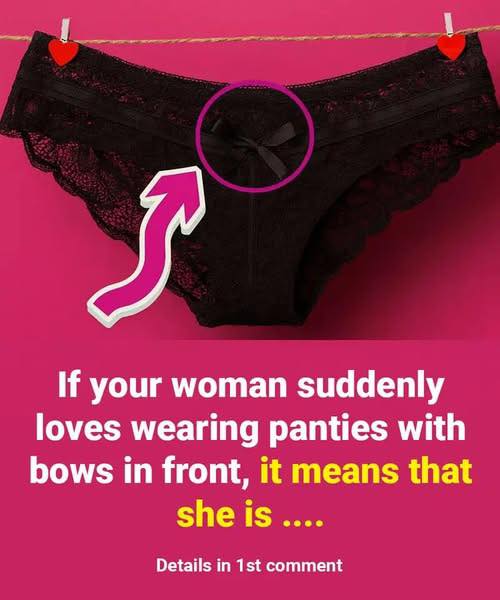 What It Might Mean When a Woman Suddenly Loves Wearing Panties with Bows