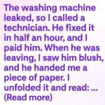 A Leaky Washer, a Folded Note, and the Kindness That Changed Everything