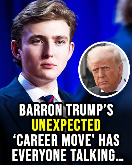 Barron Trump’s unexpected ‘career move’ has everyone talking