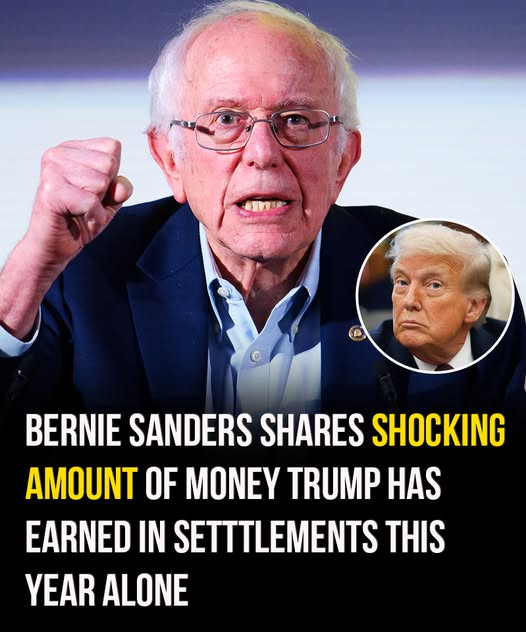 Bernie Sanders calls out Trump’s eye-popping settlements this year alone