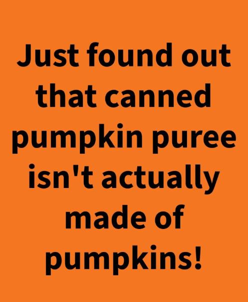 Is Your Pumpkin Purée Actually Pumpkin?