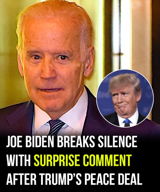 Joe Biden makes surprise comment about Trump’s Gaza peace deal