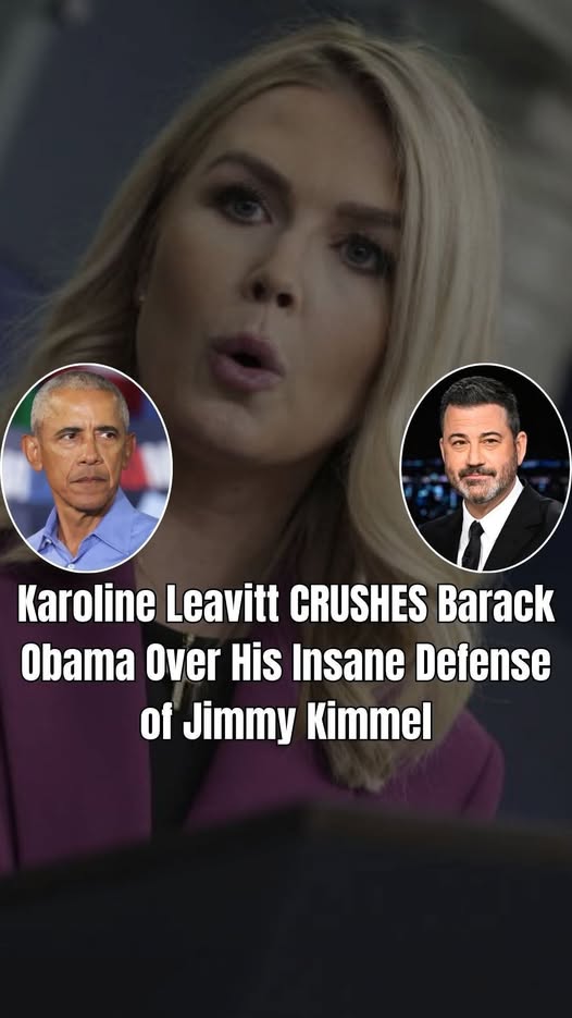 Karoline Leavitt Slams Obama Over Kimmel Remarks