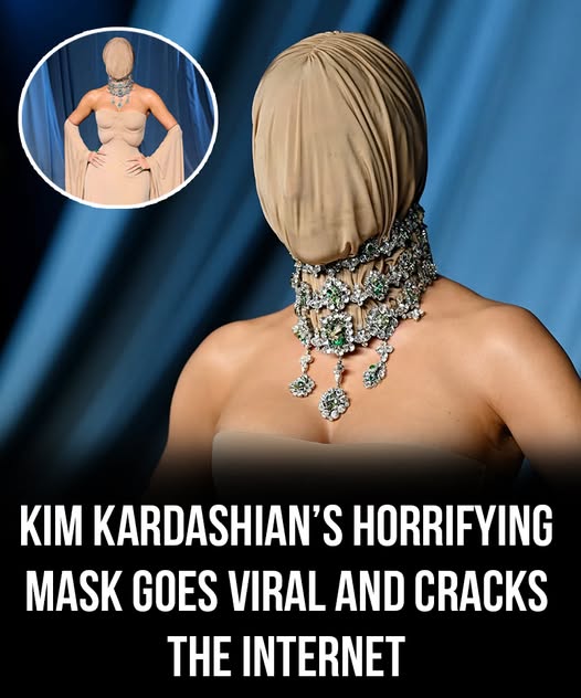 Kim Kardashian mocked for bizarre mask at California gala – the theory behind it