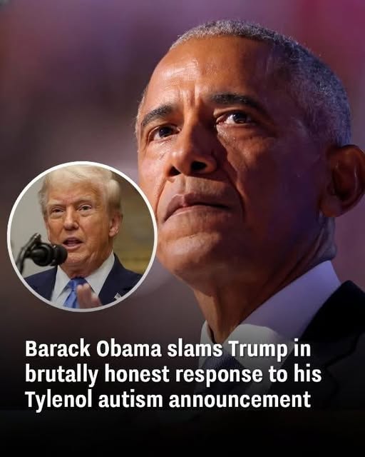 Obama Slams Trump in Blunt Response to Autism Claim