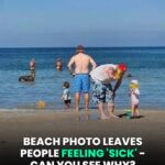 Photo Of Family At Beach Leaves People Creeped Out After Spotting Chilling Detail