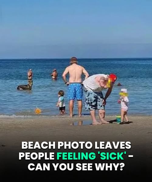 Photo Of Family At Beach Leaves People Creeped Out After Spotting Chilling Detail