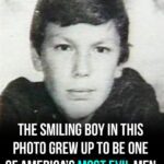 The smiling boy in this photo grew up to be one of America’s most evil men