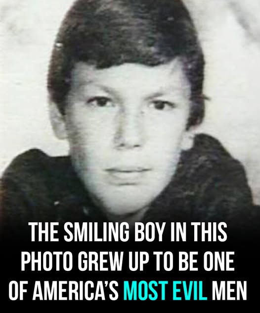 The smiling boy in this photo grew up to be one of America’s most evil men