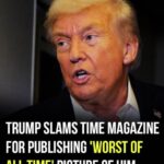 Trump Fires Back at TIME Magazine Over Unflattering Cover Photo Amid Praise for Historic Peace Deal