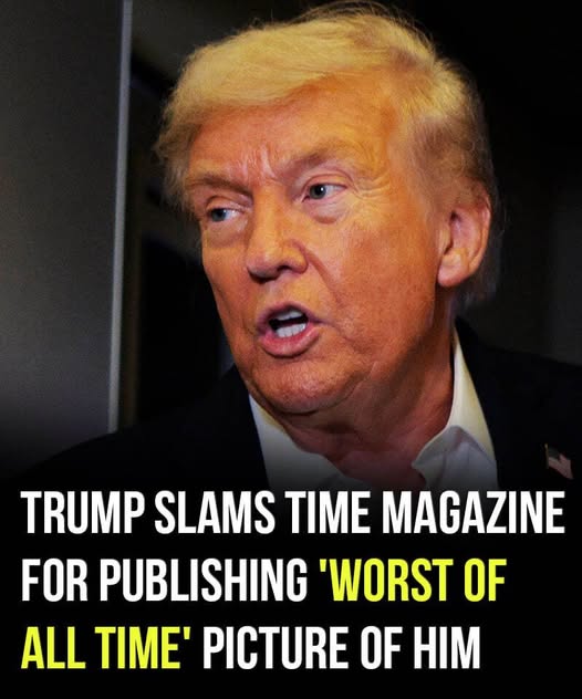 Trump Fires Back at TIME Magazine Over Unflattering Cover Photo Amid Praise for Historic Peace Deal