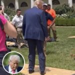 Trump’s Viral Rose Garden Photo: The Hidden Detail Everyone Spotted