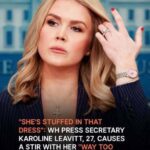 White House Press Secretary Leavitt’s Dress Sparks Controversy