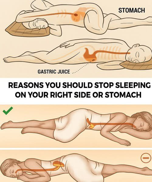 Why You Should Stop Sleeping on Your Right Side or Stomach
