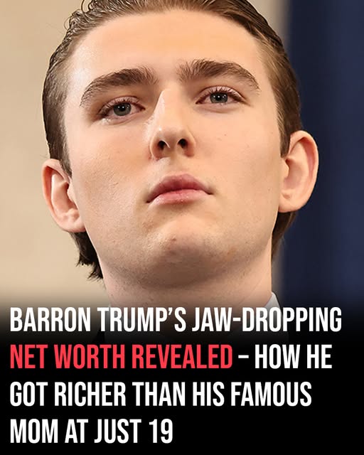 Barron Trump’s eye-watering net worth has been revealed