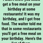 Celebrate Your Birthday with Free Eats — Top Restaurant Giveaways