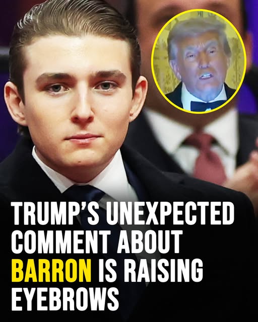 Donald Trump makes surprising comment about his relationship with Barron at White House dinner