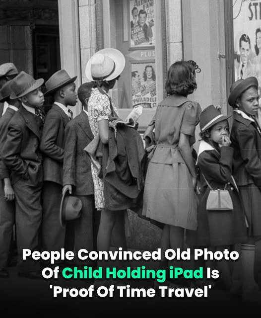 Internet Freaks Out Over 1941 Photo Of Child Holding An ‘iPad’.