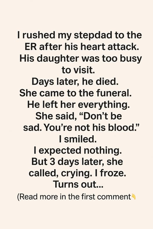 My Stepdad’s Last Words Changed Everything