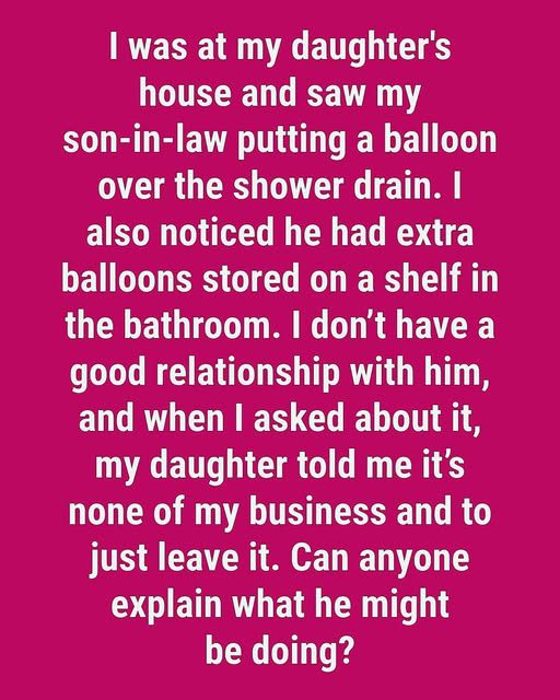 Surprising Shower Drain Trick: What Happens When You Drop a Balloon