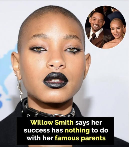 Willow Smith says her fame has nothing to do with parents.