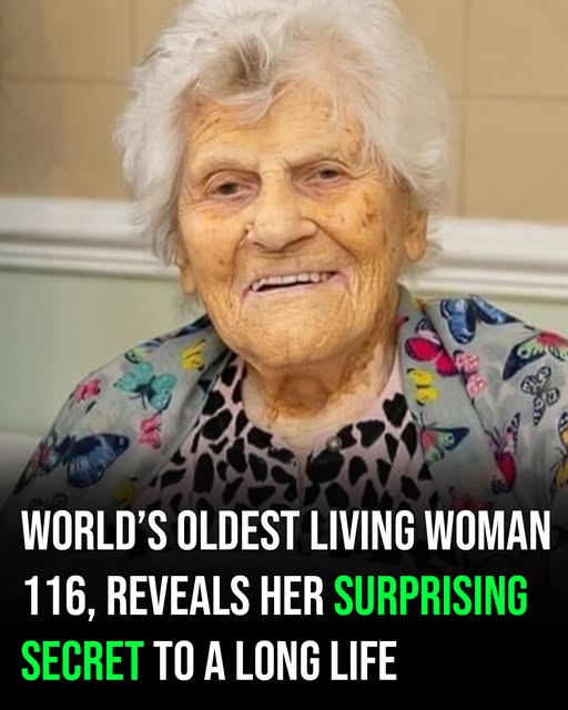 Worlds oldest living woman, 116, reveals a surprising secret to her long life!