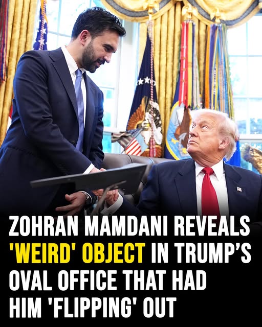 Zohran Mamdani reveals ‘weird’ object in Trump’s Oval Office that had him ‘flipping’ out