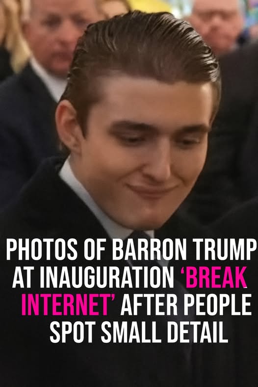 Barron Trump’s Inauguration Photos Go Viral After Fans Notice One Detail