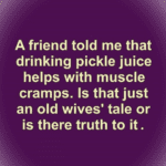 Can Pickle Juice Actually Relieve Cramps? Experts Weigh In