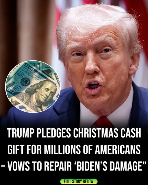 Donald Trump promises Christmas cash gift to millions of Americans in rambling speech that vows to ‘fix Biden’s mess’