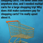 Ever Wondered Why Aldi Makes You Pay for a Cart?Ever Wondered Why Aldi Makes You Pay for a Cart?