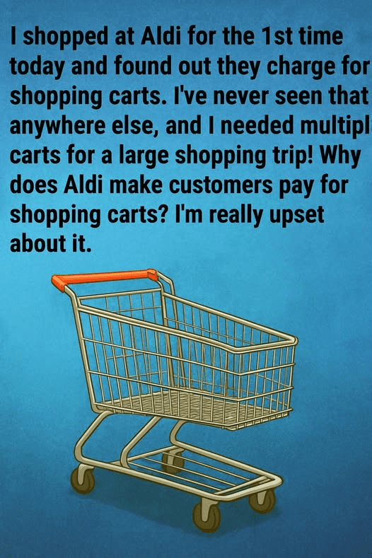 Ever Wondered Why Aldi Makes You Pay for a Cart?Ever Wondered Why Aldi Makes You Pay for a Cart?