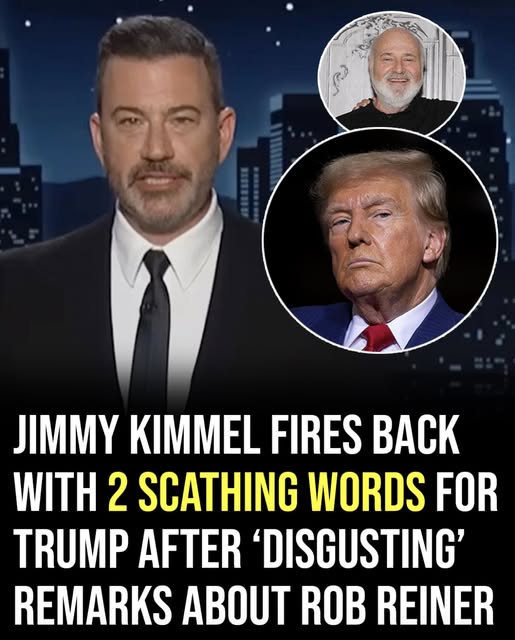 Jimmy Kimmel fires back with 2 scathing words to Trump after ‘disgusting’ remarks about Rob Reiner